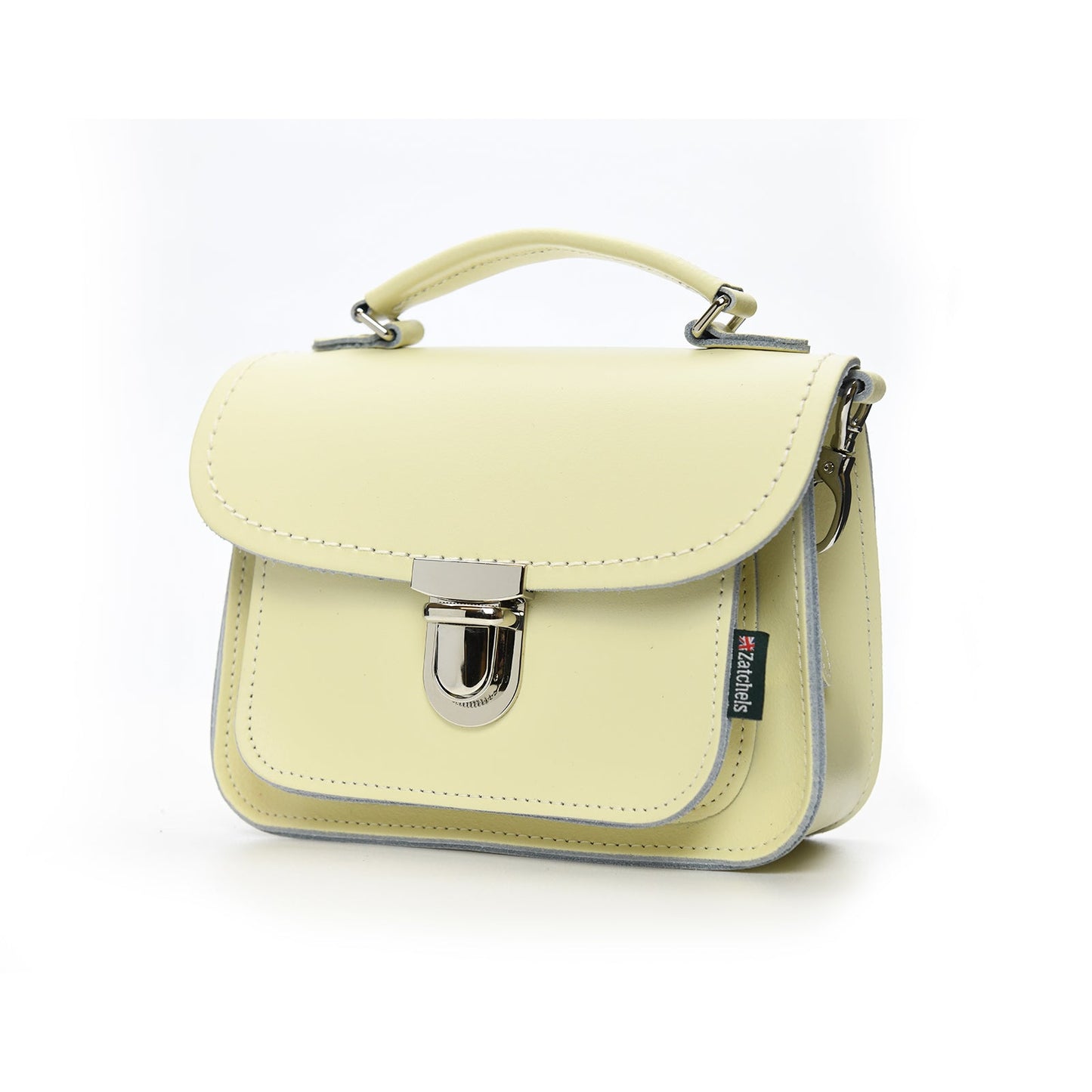 Luna Handmade Leather Bag - Cream - Transpire