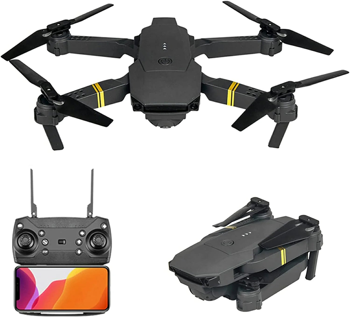 4K HD Dual Camera RC FPV WiFi Portable Wide Angle Foldable Quadcopter Drone - Transpire