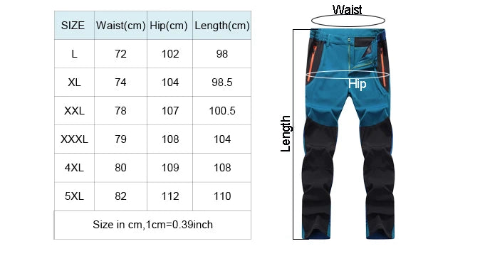 TRVLWEGO Summer Men Pants Hiking Camping Climbing Fishing Outdoor Trekking Tech Quick Dry Waterproof Trousers Mountain Travel