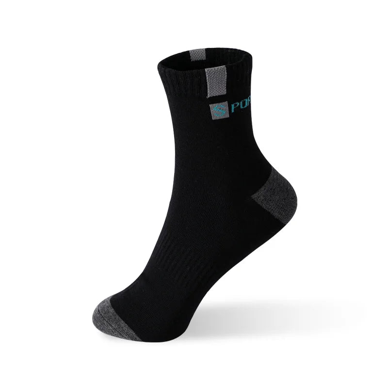 5/10 Pairs Men Bamboo Fiber Autumn Winter Men Socks Breathable Cotton Sports Sock Breathable Deodorant Business Socks Size 37-43