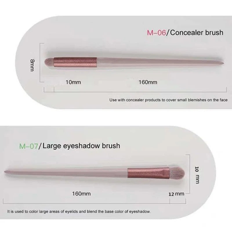 13pcs Professional Makeup Brush Set Soft Fur Beauty Eye Shadow Foundation Blush Cosmetic Brushes