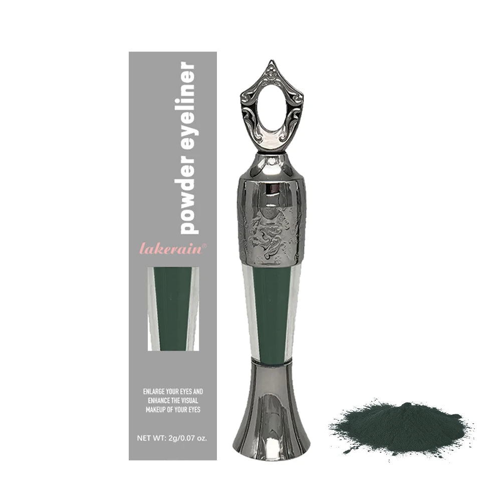 Powder Eyeliner 100% Natural Powder Long-Lasting Eyeliner Arabic Liner (Black/Green) Eyeliner For Middle Eastern Africa Women