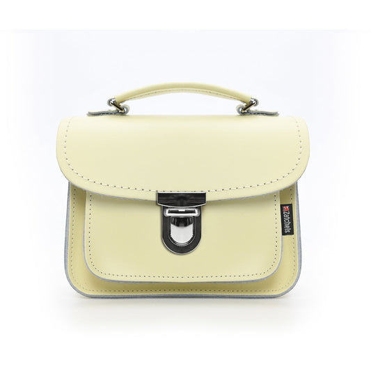 Luna Handmade Leather Bag - Cream - Transpire