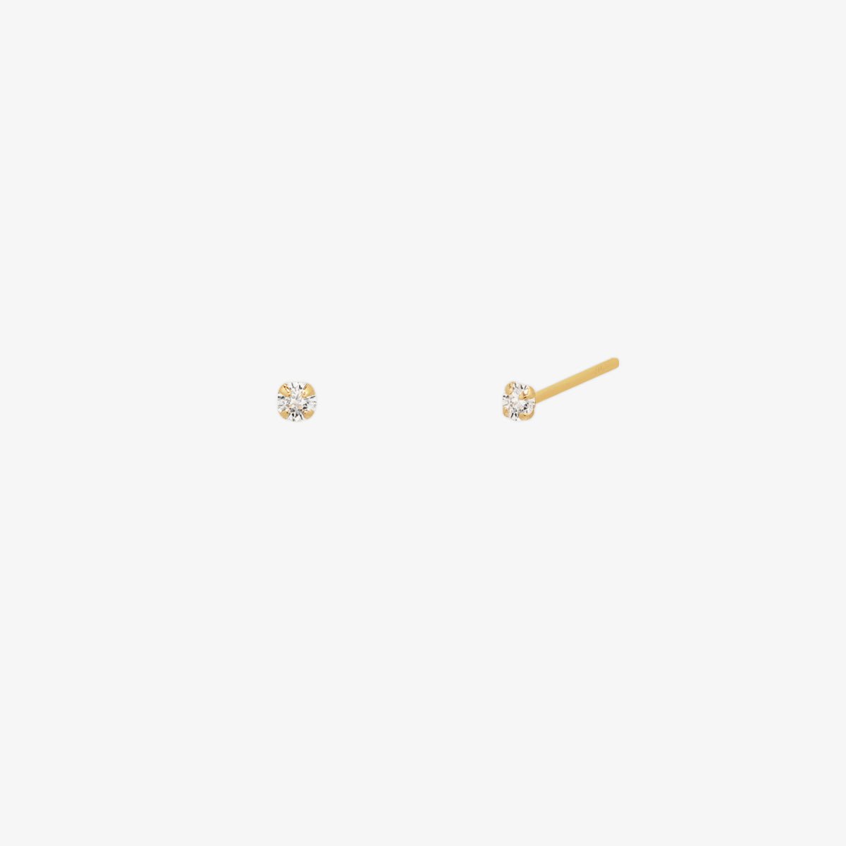 Four prong White Topaz studs - Transpire
