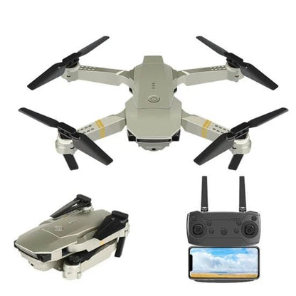 4K HD Dual Camera RC FPV WiFi Portable Wide Angle Foldable Quadcopter Drone - Transpire
