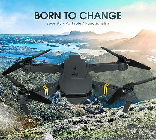4K HD Dual Camera RC FPV WiFi Portable Wide Angle Foldable Quadcopter Drone - Transpire