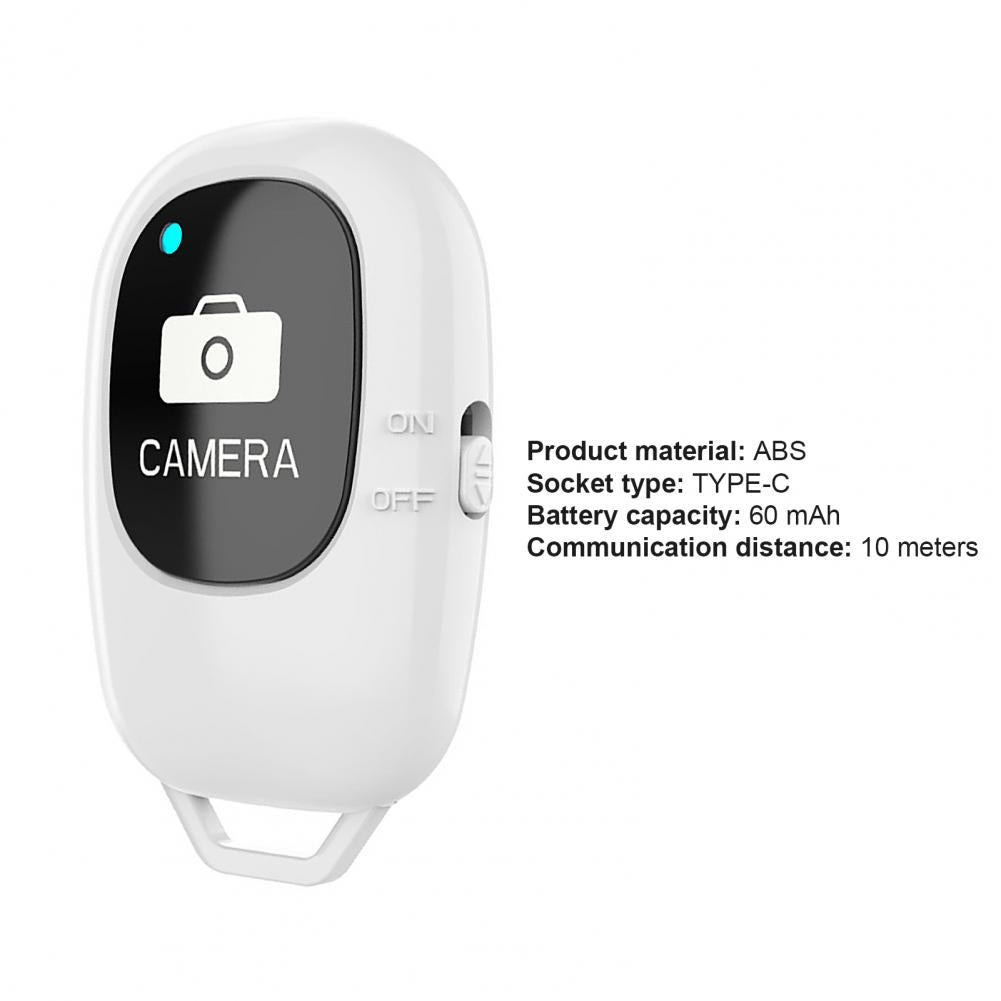 Phone Remote Controller Bluetooth-compatible 5.0 Wireless Mini Non-delayed Driver-free Remote Shutter for Taking Photos