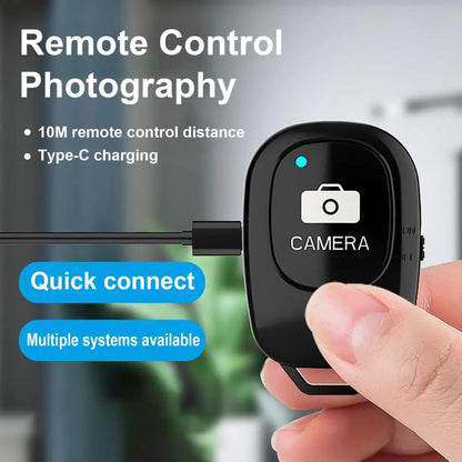 Phone Remote Controller Bluetooth-compatible 5.0 Wireless Mini Non-delayed Driver-free Remote Shutter for Taking Photos