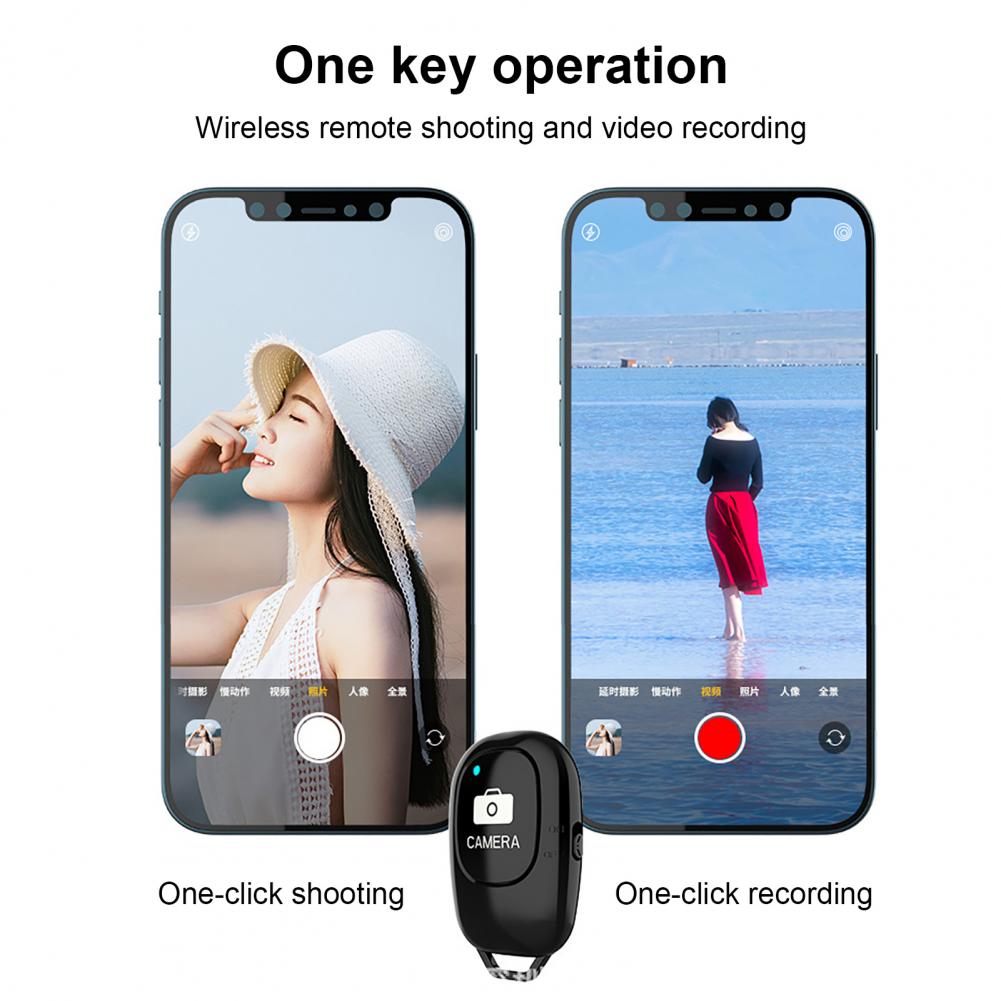 Phone Remote Controller Bluetooth-compatible 5.0 Wireless Mini Non-delayed Driver-free Remote Shutter for Taking Photos