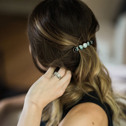 Moon Phase Hair Clip Barrette - Transpire