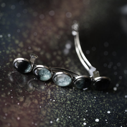 Moon Phase Hair Clip Barrette - Transpire
