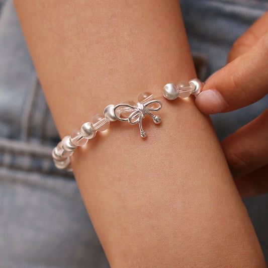Beaded Bow Bracelet - Transpire