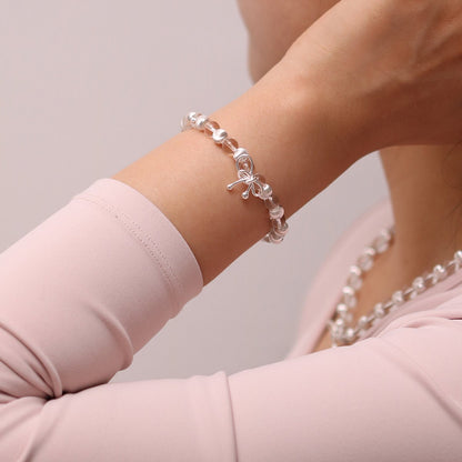 Beaded Bow Bracelet - Transpire