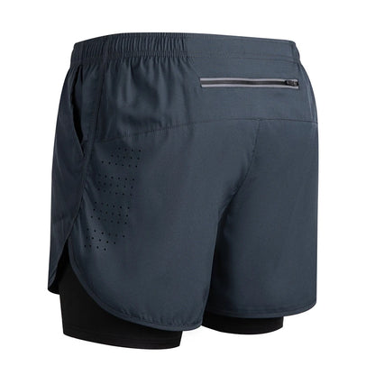 Men's Running Shorts 2025 New Release Gym Fitness 2-in-1 Exercise Summer Quick Dry Trendy Personalized Running Shorts