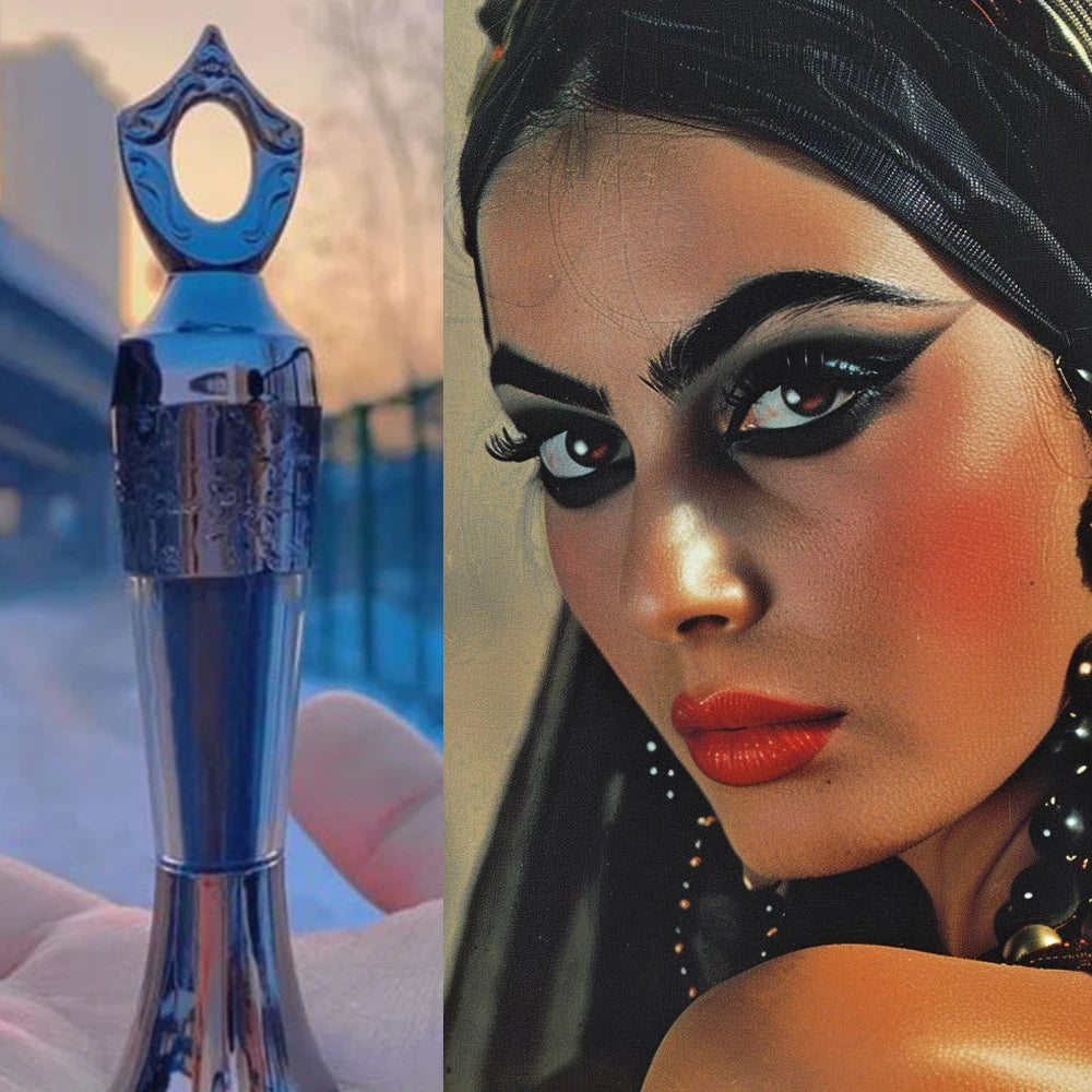 Powder Eyeliner 100% Natural Powder Long-Lasting Eyeliner Arabic Liner (Black/Green) Eyeliner For Middle Eastern Africa Women
