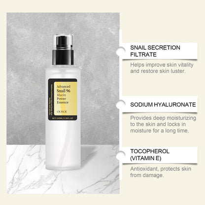 Ouhoe Snail Collagen Face Cream Repair Essence Moisturizing Lifting Firming Smoothing Nourishing Cream Korean Cosmetics Skin Car