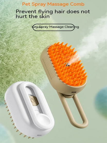 Pet Comb Cat Dog Pet Spray Massage Comb Cleaning Hair Removing Comb Dog Comb Spray Anti-Skies Comb Pet Bath Brush