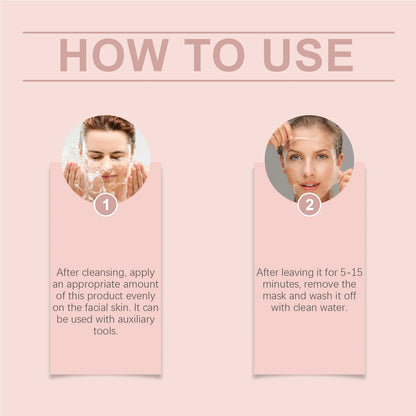 Hydrolyzed Collagen Overnight Facial Mask Wrapping Peel-Off Mask Hydrating Firming Mask for Elasticity Reduces Sagging Dullness