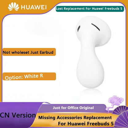 Original Part Replacement For Huawei Freebuds 5 Bluetooth Earphone Single Left Right Side Or Charge Case Part Accessories