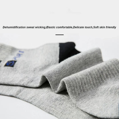 5/10 Pairs Men Bamboo Fiber Autumn Winter Men Socks Breathable Cotton Sports Sock Breathable Deodorant Business Socks Size 37-43