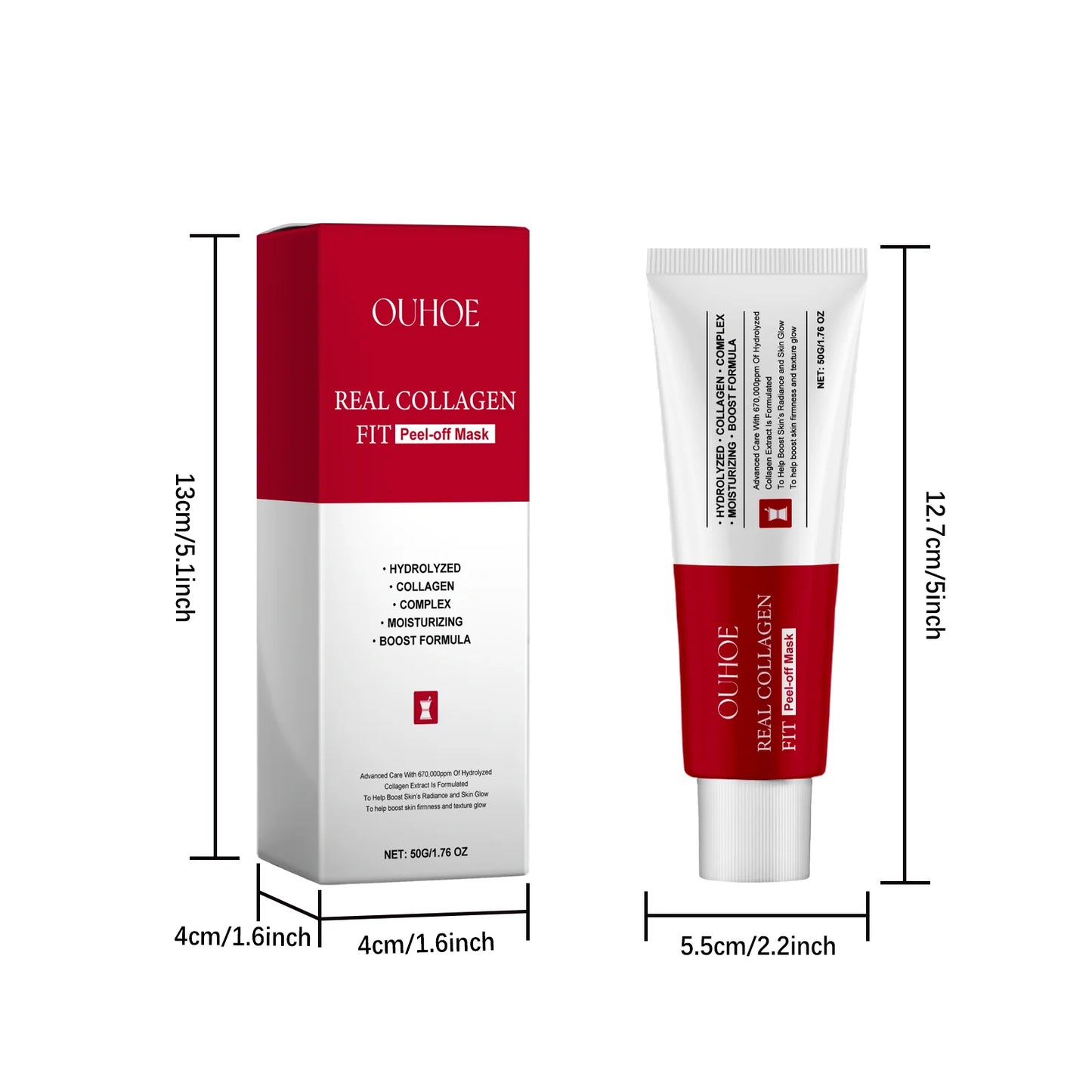 Collagen Peel Off Mask Collagen Overnight Wrapping Mask Hydrating Moisturizing Hydrolyzed Collagen Mask Korean Skin Care