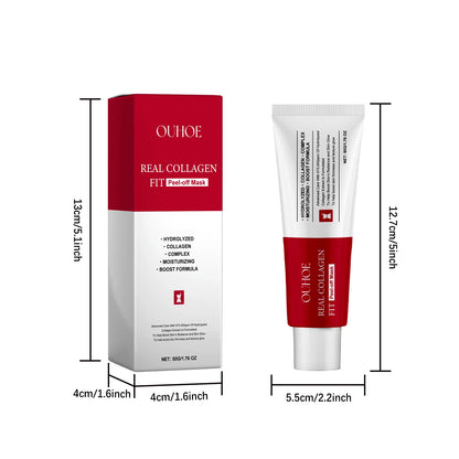 Collagen Peel Off Mask Collagen Overnight Wrapping Mask Hydrating Moisturizing Hydrolyzed Collagen Mask Korean Skin Care