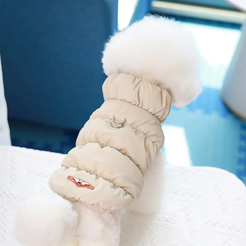 Soft Warm Dog Clothes Winter Padded Puppy Cat Coat Jacket For Small Medium Dogs Chihuahua French Bulldog Poodle Vest Pet Outfit