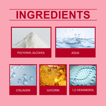 Collagen Peel Off Mask Collagen Overnight Wrapping Mask Hydrating Moisturizing Hydrolyzed Collagen Mask Korean Skin Care