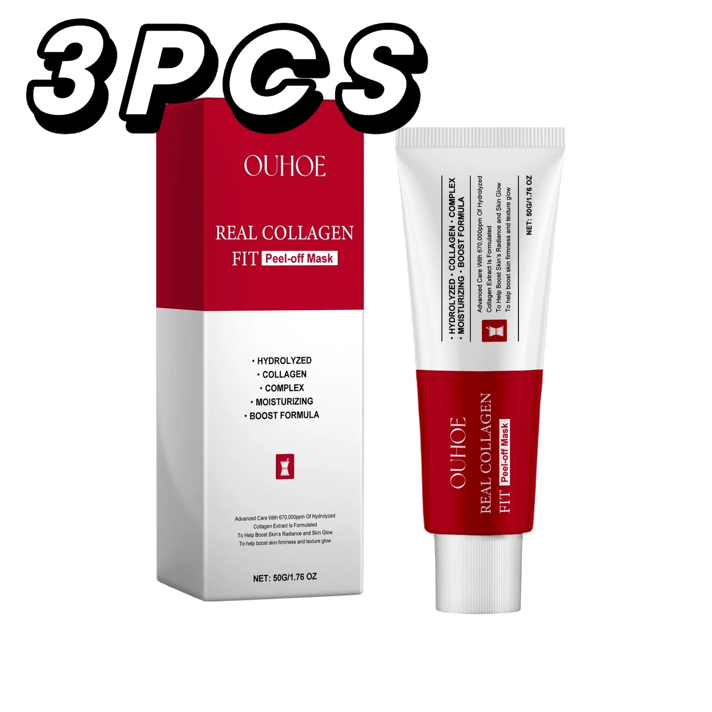 Collagen Peel Off Mask Collagen Overnight Wrapping Mask Hydrating Moisturizing Hydrolyzed Collagen Mask Korean Skin Care