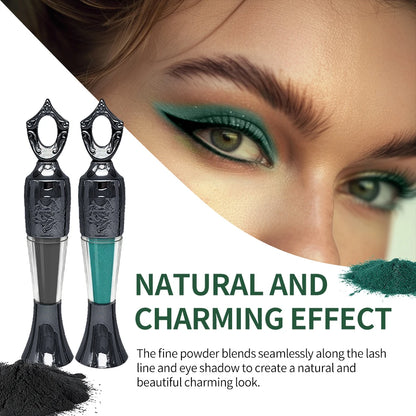 Powder Eyeliner 100% Natural Powder Long-Lasting Eyeliner Arabic Liner (Black/Green) Eyeliner For Middle Eastern Africa Women