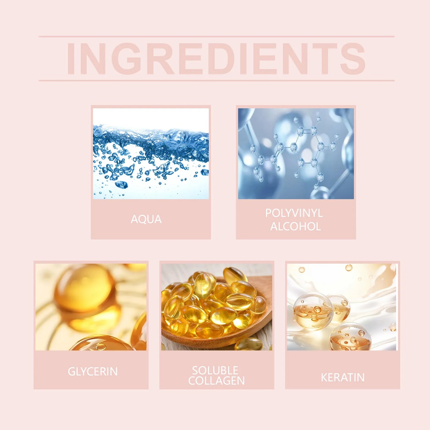 Hydrolyzed Collagen Overnight Facial Mask Wrapping Peel-Off Mask Hydrating Firming Mask for Elasticity Reduces Sagging Dullness