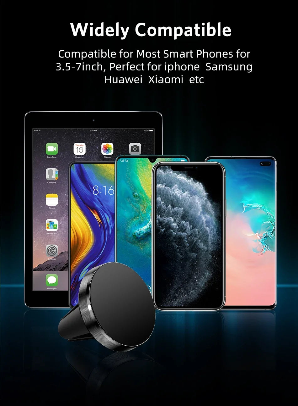 Magnetic Phone Holder in Car Stand Magnet Cellphone Bracket Car Magnetic Holder for Phone for iPhone 15 14 13 12 Huawei Xiaomi