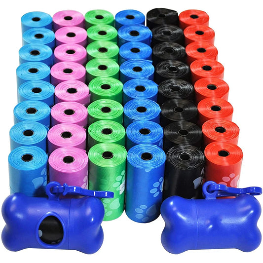 Dog Poop Bag Outdoor Cleaning Poop Bag Outdoor Clean Pets Supplies for Dog 15Bags/Roll Refill Garbage Bag Pet Supplies