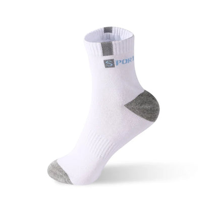 5/10 Pairs Men Bamboo Fiber Autumn Winter Men Socks Breathable Cotton Sports Sock Breathable Deodorant Business Socks Size 37-43