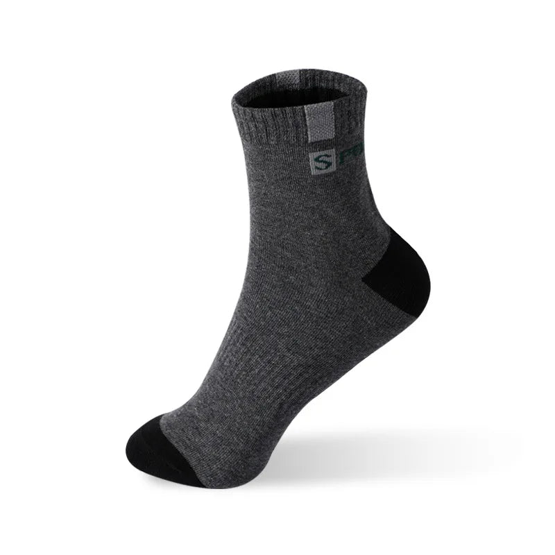 5/10 Pairs Men Bamboo Fiber Autumn Winter Men Socks Breathable Cotton Sports Sock Breathable Deodorant Business Socks Size 37-43