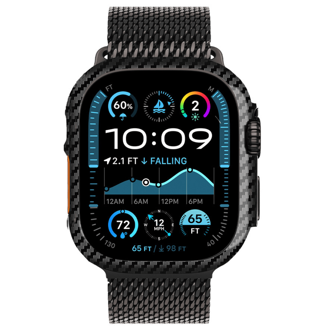 Apple Watch Real Carbon Fiber Case - Transpire