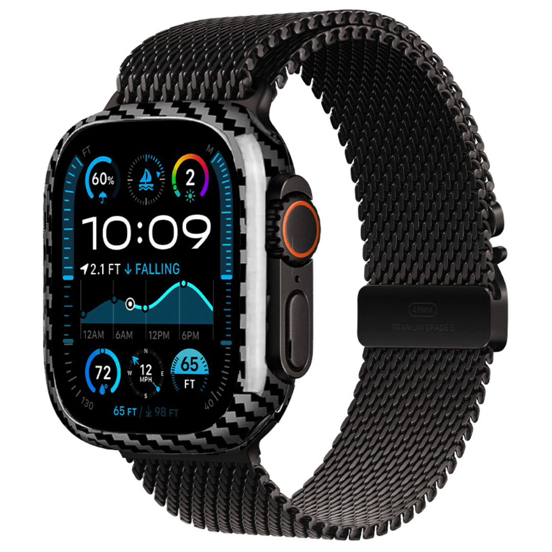Apple Watch Real Carbon Fiber Case - Transpire