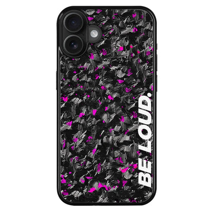 iPhone | Purple Flake Real Forged Carbon Fiber Case | BE LOUD. x SCF - Transpire