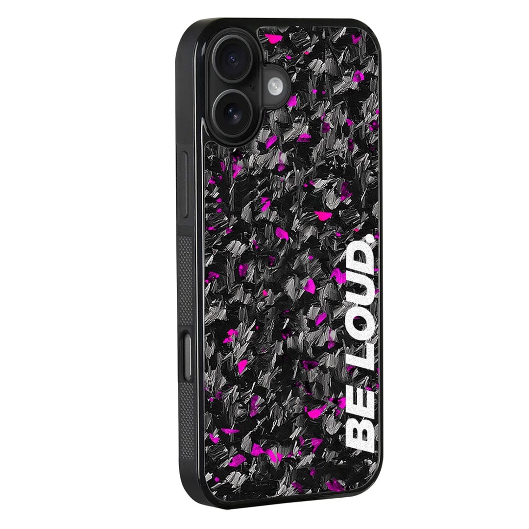 iPhone | Purple Flake Real Forged Carbon Fiber Case | BE LOUD. x SCF - Transpire
