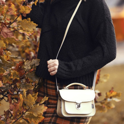 Luna Handmade Leather Bag - Cream - Transpire
