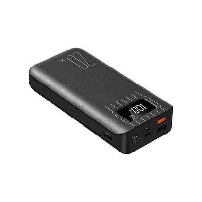 20000mAh External Battery Power Bank Dual USB With LED Flashlight - Transpire