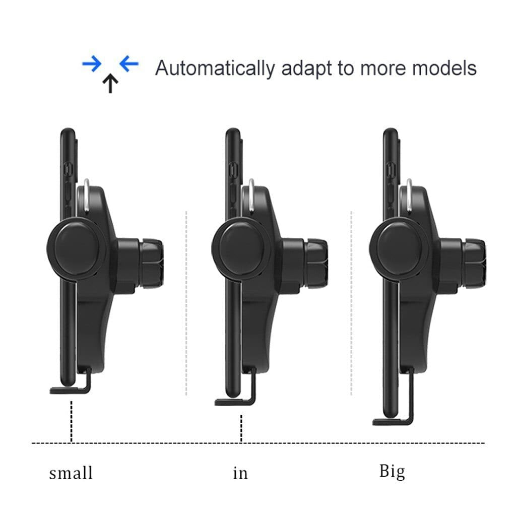 10W Wireless Triangle Mount Automatic Clamping Car Fast Charger - Transpire