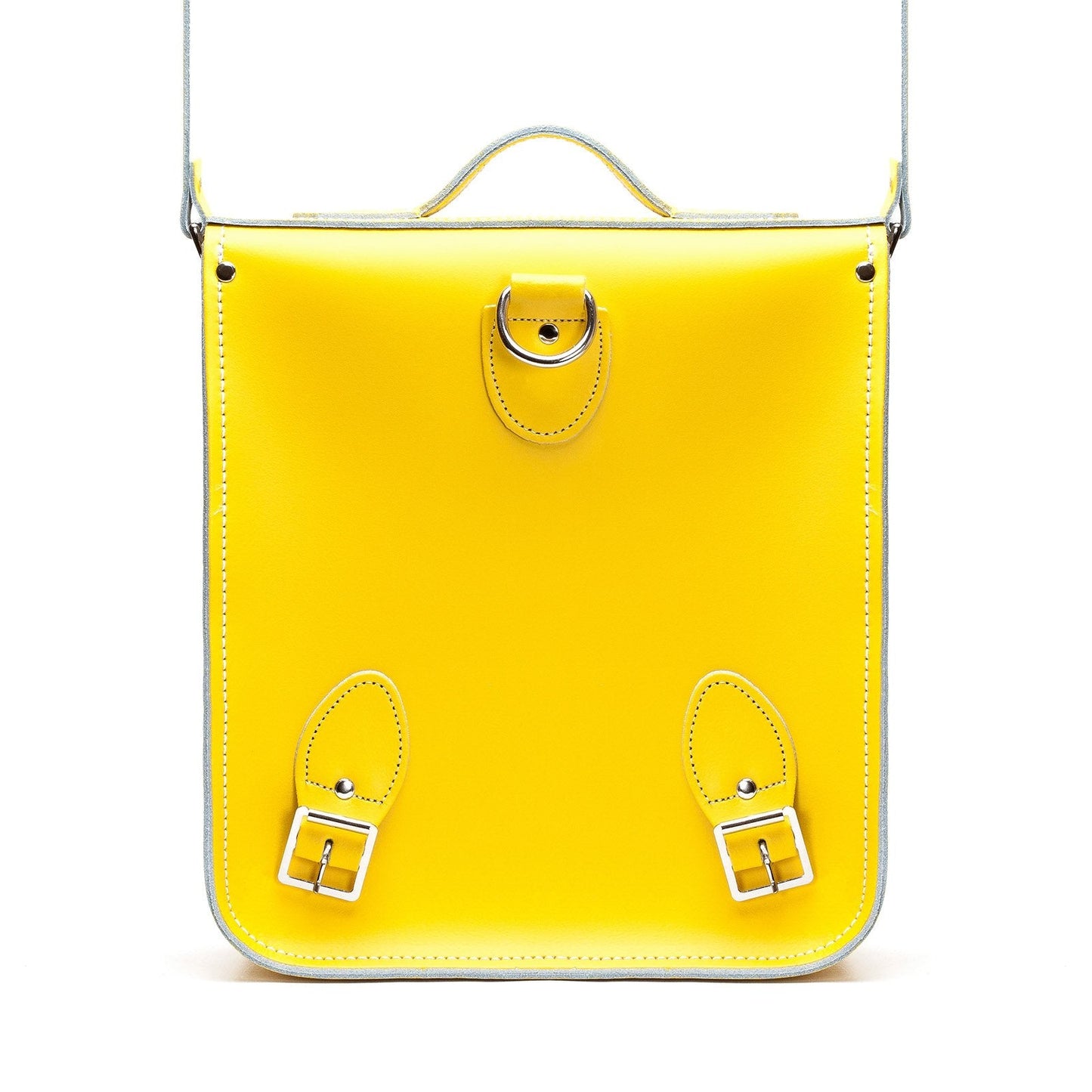 Handmade Leather City Backpack - Pastel Daffodil Yellow - Transpire