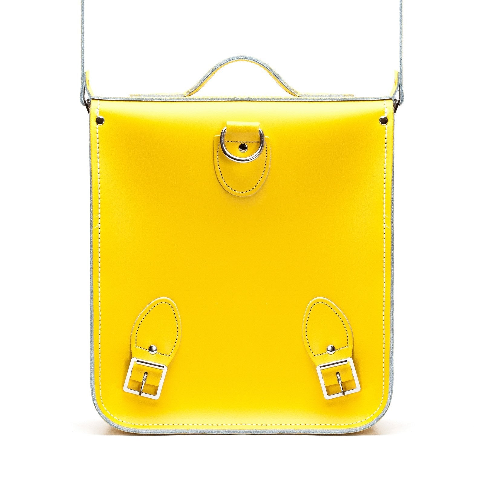 Handmade Leather City Backpack - Pastel Daffodil Yellow - Transpire